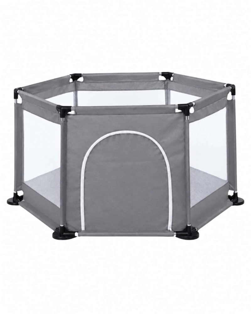 CENTRO DE ACTIVIDADES Y CORRAL HEXAGONAL PARA BEBE  CON PELOTAS INCLUIDAS - 6