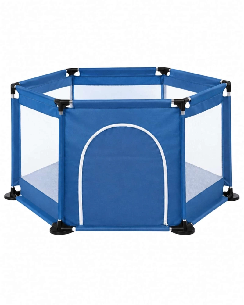 CENTRO DE ACTIVIDADES Y CORRAL HEXAGONAL PARA BEBE  CON PELOTAS INCLUIDAS - 6