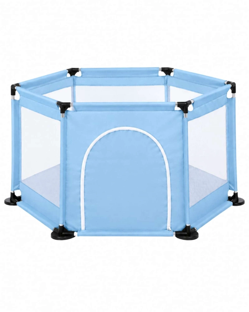 CENTRO DE ACTIVIDADES Y CORRAL HEXAGONAL PARA BEBE  CON PELOTAS INCLUIDAS - 6