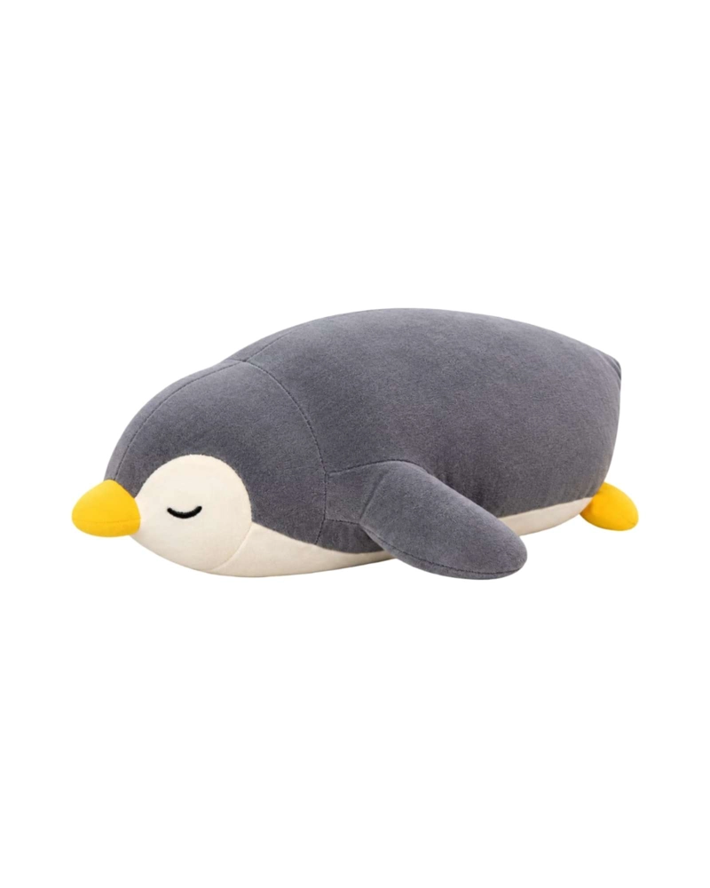 COJIN ALARGADO DE PINGÜINO AFELPADO DE 30 CENTIMETROS PARA CUNAS Y CAMAS - 6