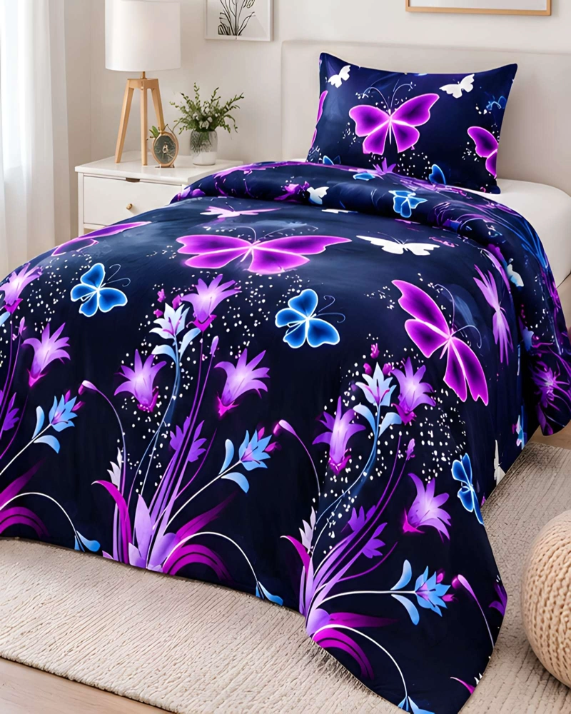 CUBRECAMA 1.5 PLAZAS QUILT LIVIANO CON ALMOHADA - 1