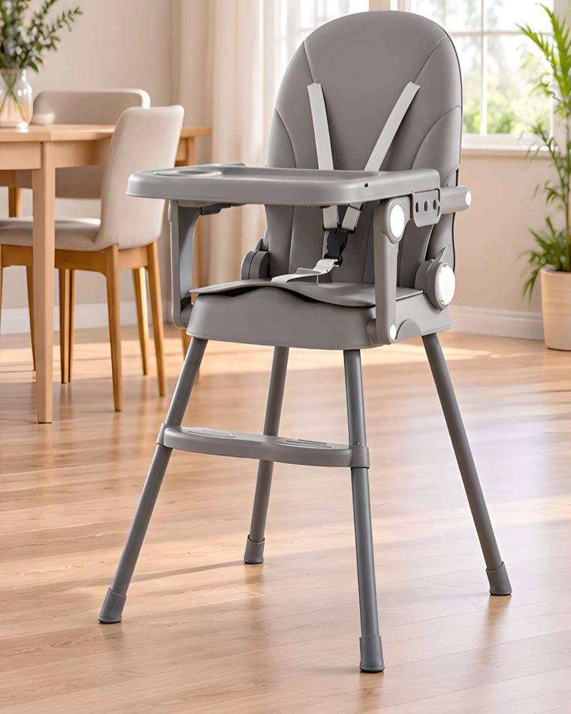 COMEDOR INFANTIL ELEVADO 2 EN 1 CON ACOLCHADO, REPOSAPIE S Y ARNE S DE 5 PUNTOS - 2