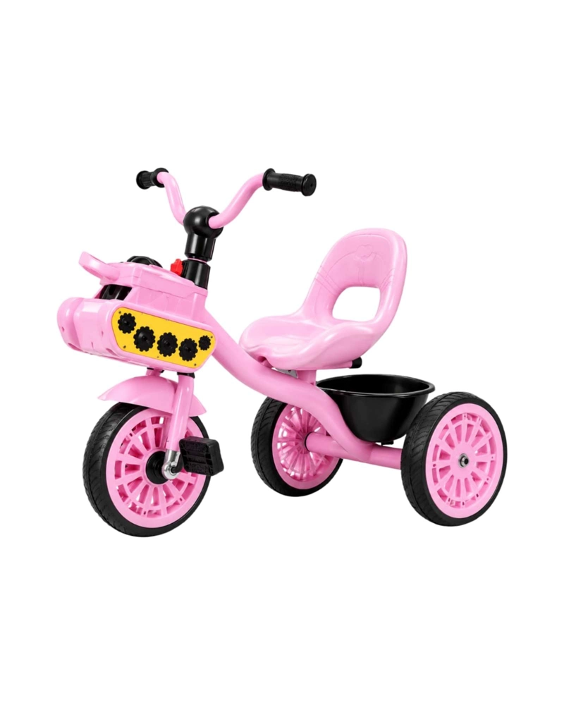 TRICICLO DE PEDALES INFANTIL DE 3 RUEDAS CON CESTA POSTERIOR - 6