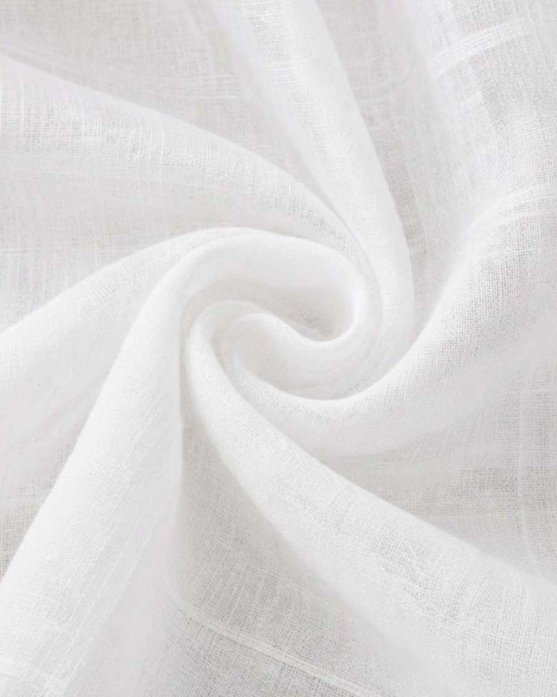 CORTINAS BLANCAS 140X220 CM VISILLO LIGERO CON OJALES - 3