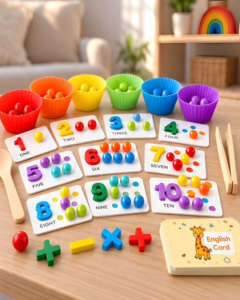 KIT EDUCATIVO DE MATEMATICAS Y MOTRICIDAD FINA PARA NIÑOS - 2