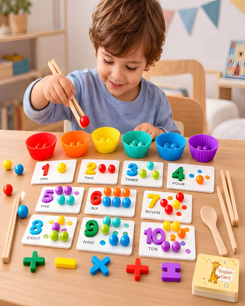 KIT EDUCATIVO DE MATEMATICAS Y MOTRICIDAD FINA PARA NIÑOS - 3