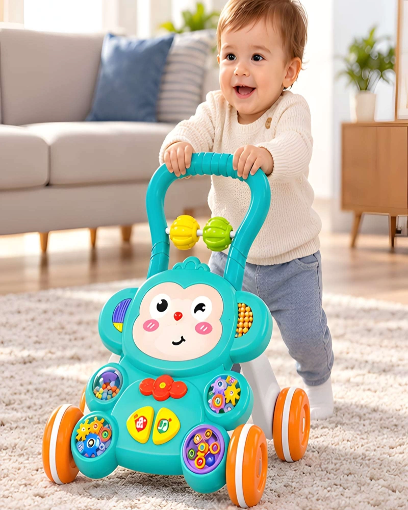 ANDADOR DE EMPUJE  Y MESA DE ACTIVIDADES 2 EN 1 BEBE - 3