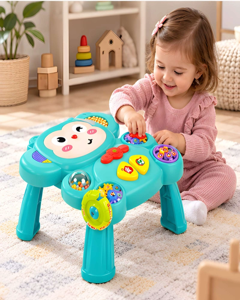ANDADOR DE EMPUJE  Y MESA DE ACTIVIDADES 2 EN 1 BEBE - 5