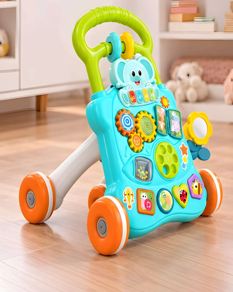 CENTRO DE ACTIVIDADES Y ANDADOR PARA BEBE  CON LUCES Y SONIDO - 1