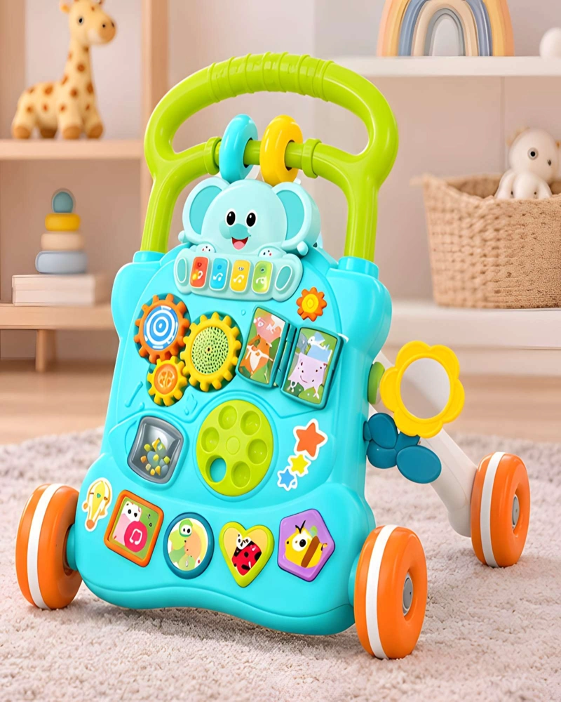 CENTRO DE ACTIVIDADES Y ANDADOR PARA BEBE  CON LUCES Y SONIDO - 2