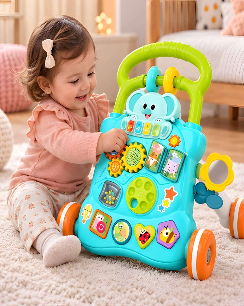 CENTRO DE ACTIVIDADES Y ANDADOR PARA BEBE  CON LUCES Y SONIDO - 3