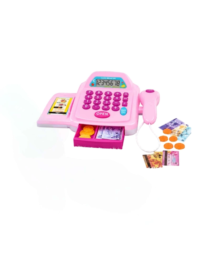 SET DE CAJA REGISTRADORA INFANTIL INTERACTIVO CON PANTALLA LCD - 6