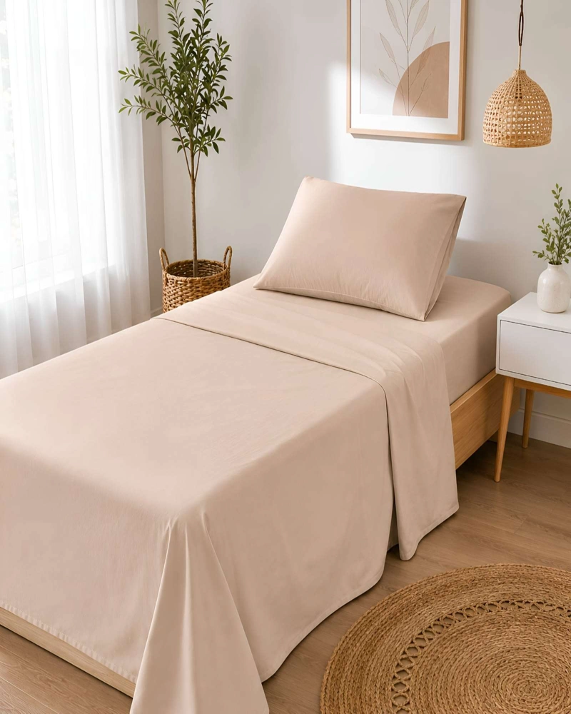 JUEGO DE SABANAS 1.5 PLAZAS 3 PZS SUAVE FUELLE 30CM - 1
