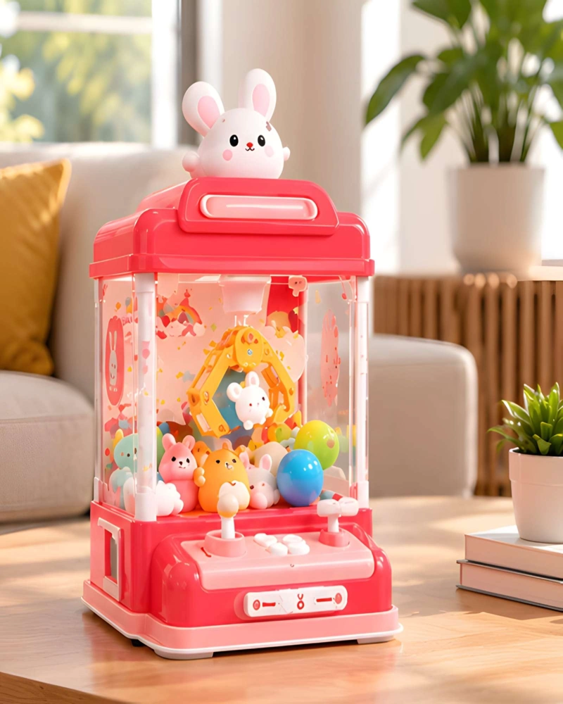 CENTRO DE ENTRETENIMIENTO ARCADE INFANTIL CON MINI PELUCHES - 3