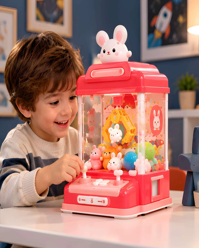 CENTRO DE ENTRETENIMIENTO ARCADE INFANTIL CON MINI PELUCHES - 4