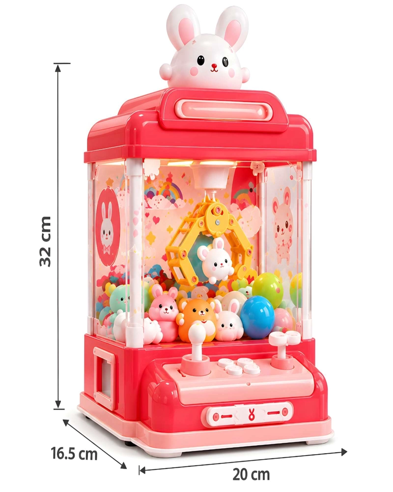 CENTRO DE ENTRETENIMIENTO ARCADE INFANTIL CON MINI PELUCHES - 6