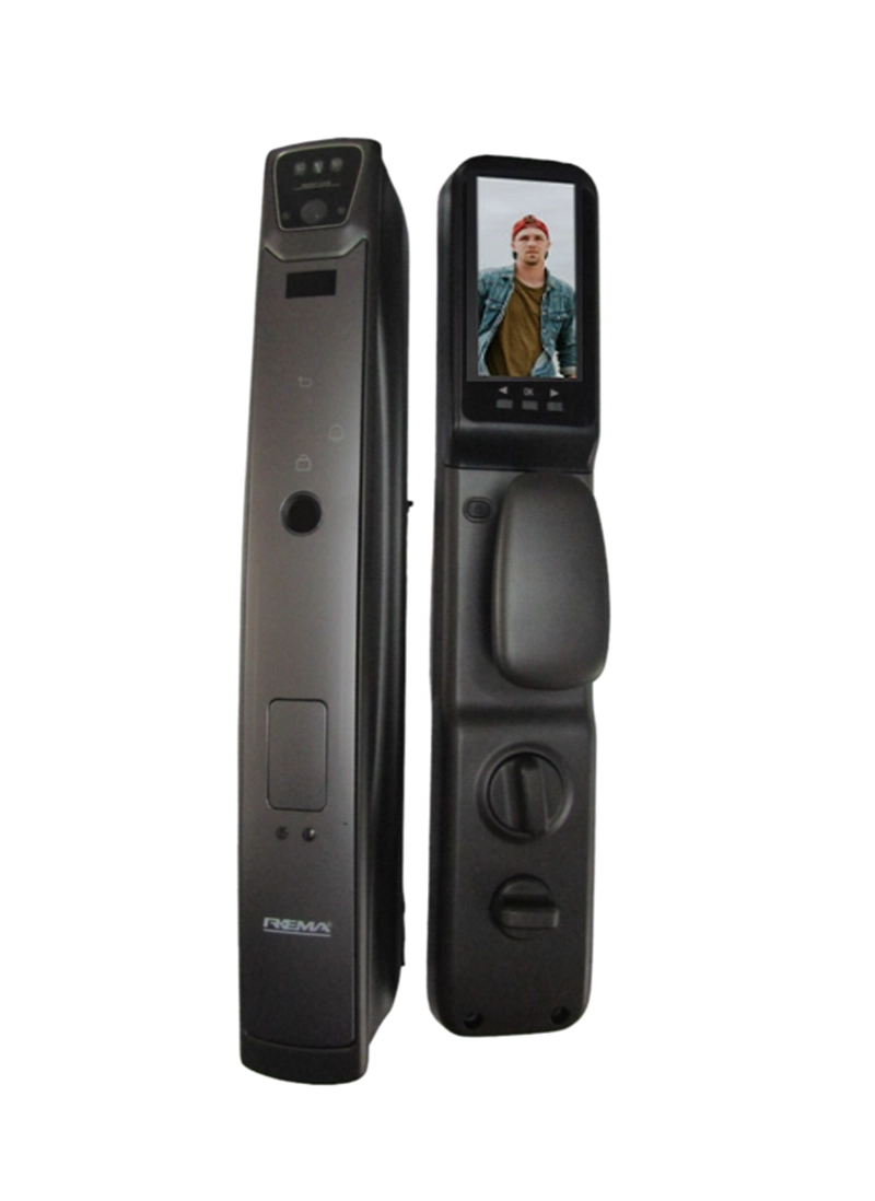 CERRADURA INTELIGENTE 515 CON CAMARA Y MONITOR ACCESO POR HUELLA, CLAVE, TARJETA O APP - 6