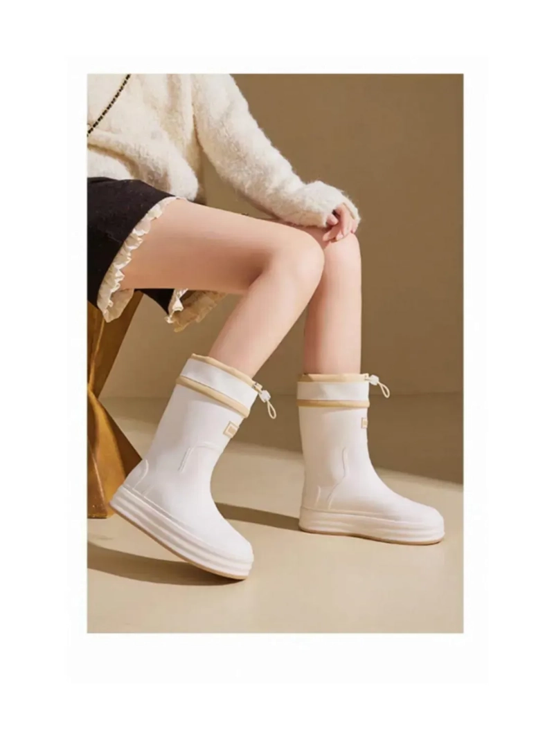 BOTAS MUJER BOTAS PARA LA LLUVIA BOTAS DE AGUA  MUJER - 2