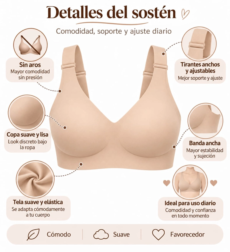 SOSTEN JELLY SIN FIERRO  SIN COSTURA  EFECTO ALISADOR Y GRAN FIRMEZA  TALLAS GRANDES XL A 4XL - 2