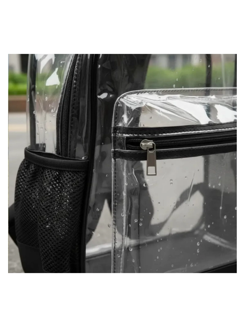 MOCHILA TRANSPARENTE  GRANDE PARA CONCIERTOS  ESTILO, TENDENCIA - 5