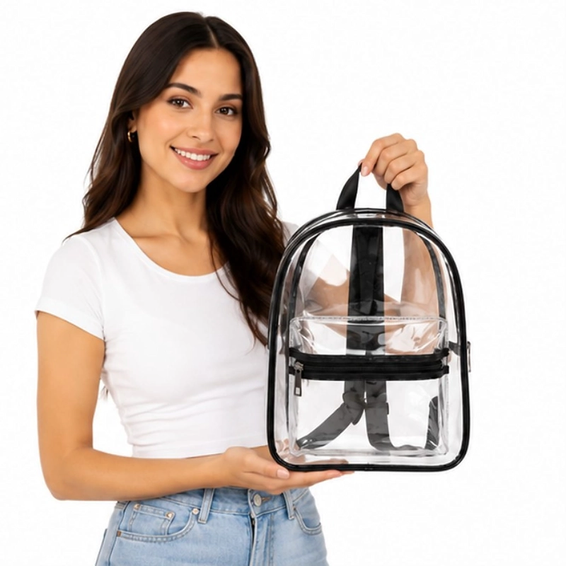 MOCHILA TRANSPARENTE  PARA CONCIERTOS  ESTILO, TENDENCIA - 2