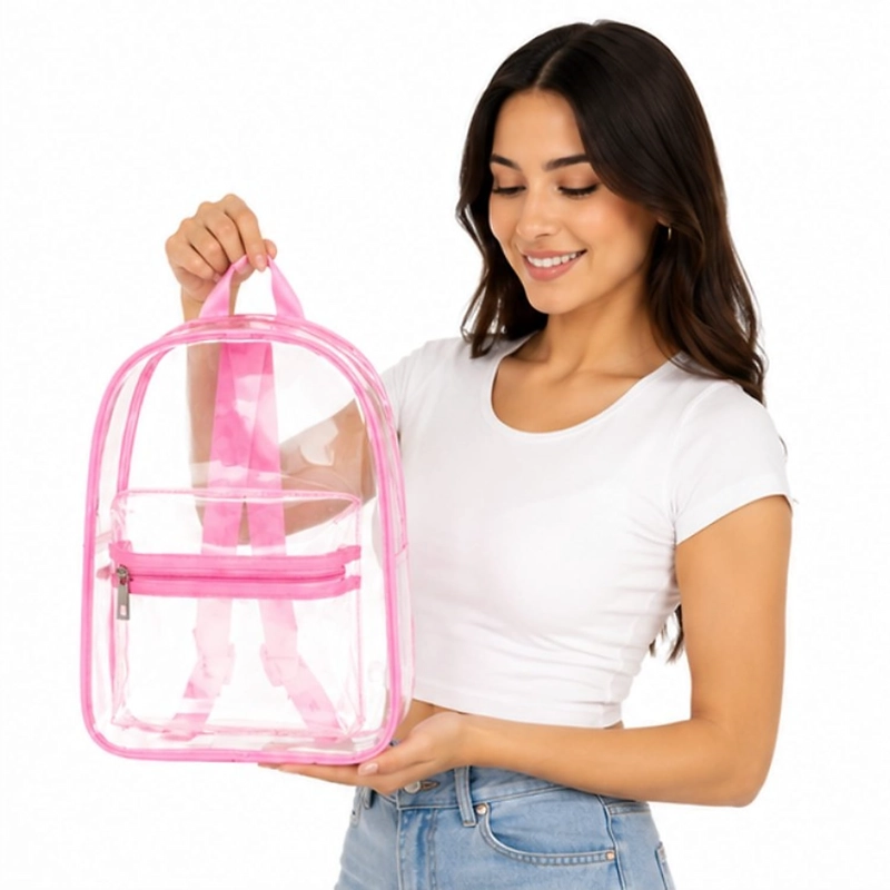 MOCHILA TRANSPARENTE  PARA CONCIERTOS  ESTILO, TENDENCIA - 2