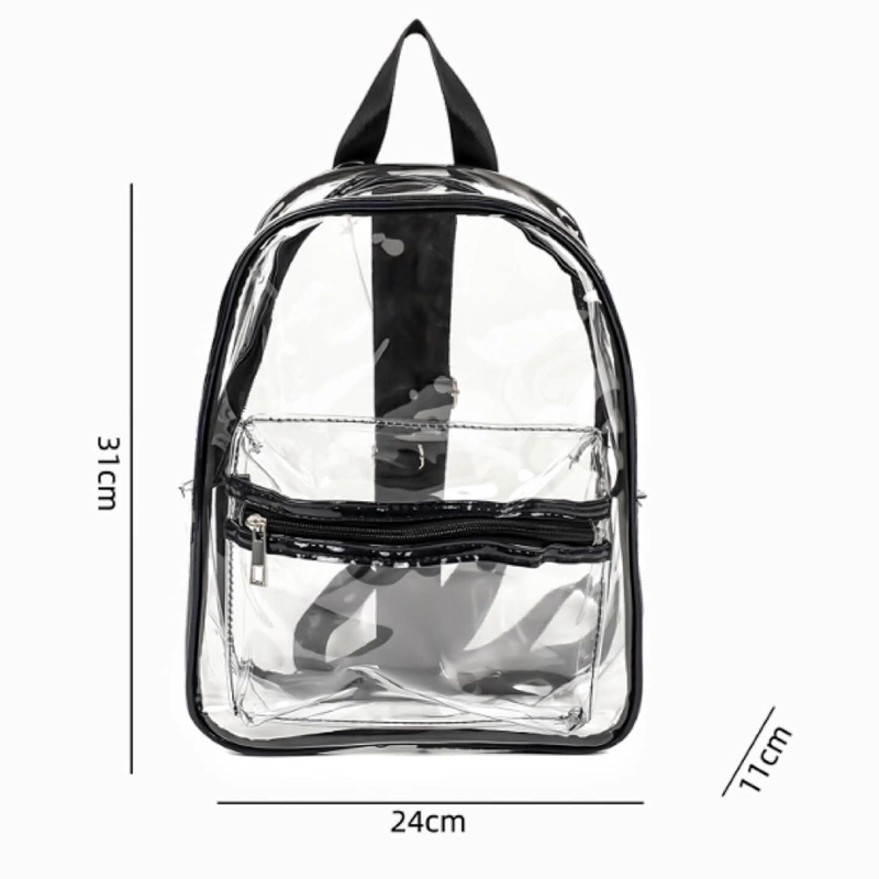 MOCHILA TRANSPARENTE  PARA CONCIERTOS  ESTILO, TENDENCIA - 3