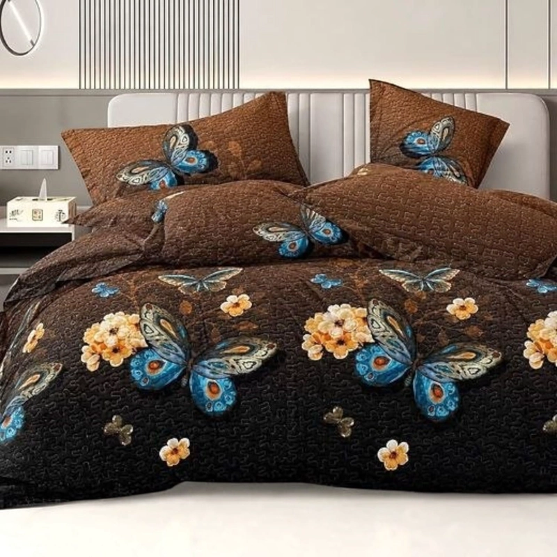 CUBRECAMA QUILT DE VERANO DE 2 PLAZAS MEDIDA 230X250CM DELGADO + 2 FUNDAS DE ALMOHADA CMV2P-GS-51 - 1