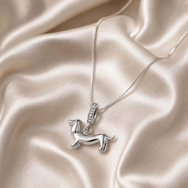 CHARM PERRITO SALCHICHA EN PLATA 925 - 3