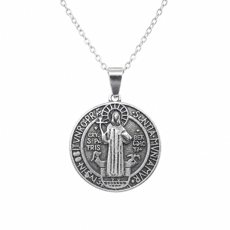 COLLAR SAN BENITO HOMBRE ACERO INOXIDABLE - 1
