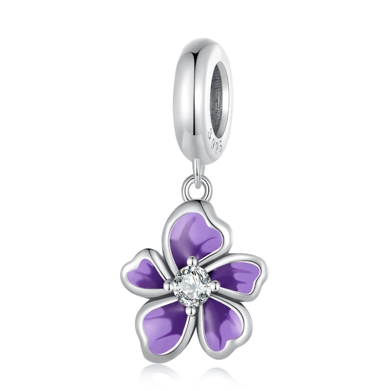 CHARM FLOR ELEGANTE EN PLATA 925 - 1