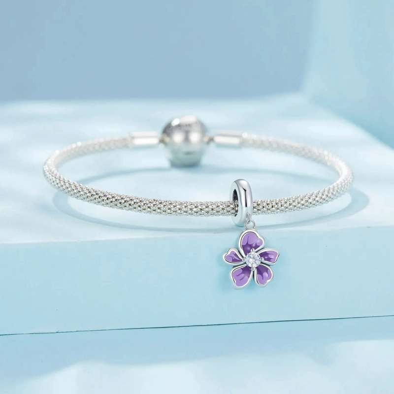 CHARM FLOR ELEGANTE EN PLATA 925 - 3