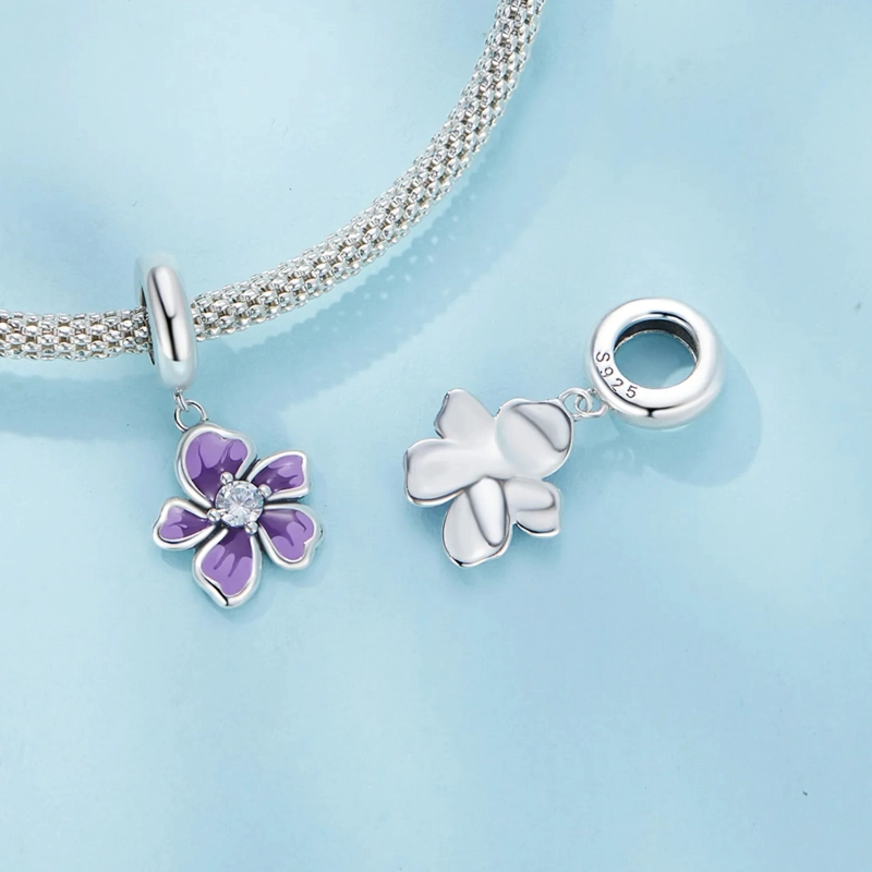 CHARM FLOR ELEGANTE EN PLATA 925 - 4