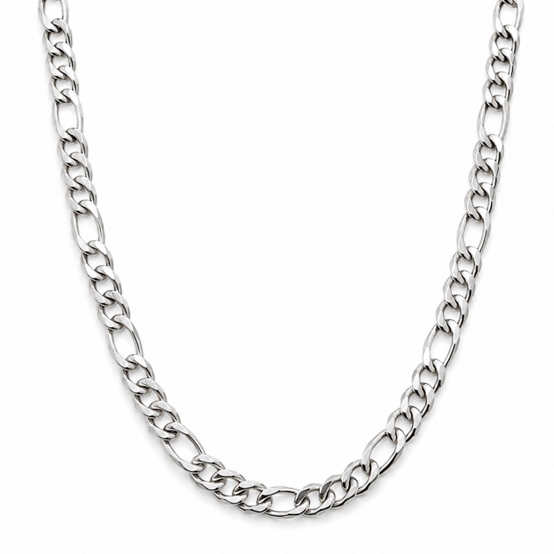 CADENA CARTIER HOMBRE 7MM 70CM ACERO INOXIDABLE