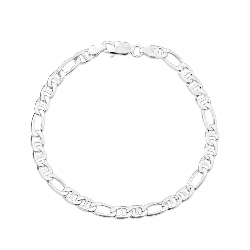 PULSERA CARTIER GUCCI HOMBRE PLATA LEY 925