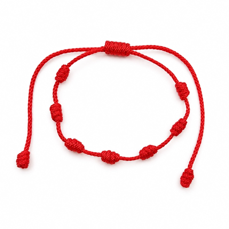 PULSERA HILO ROJO 7 NUDOS PROTECCION ENERGIA POSITIVA - 1