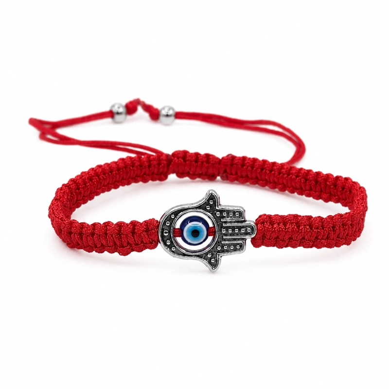 PULSERA HILO ROJO MANO FATIMA  PROTECCION