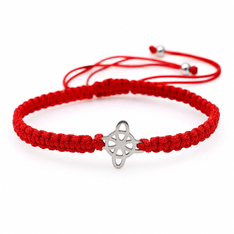 PULSERA HILO ROJO NUDO DE BRUJA UNISEX - 1