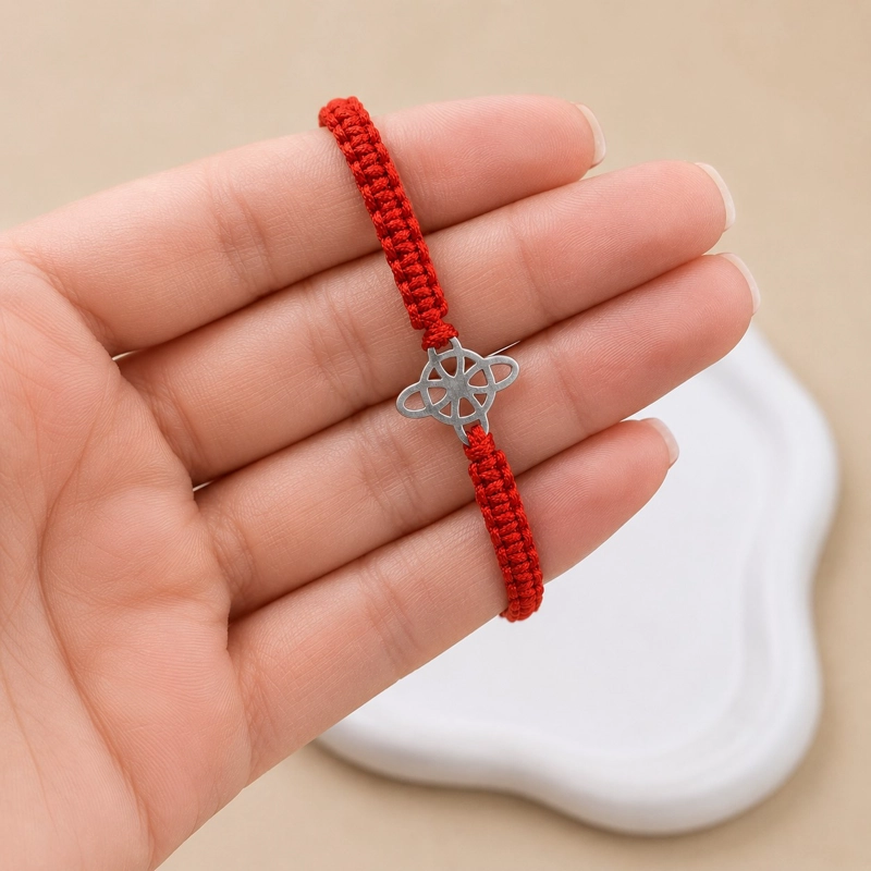 PULSERA HILO ROJO NUDO DE BRUJA UNISEX - 3