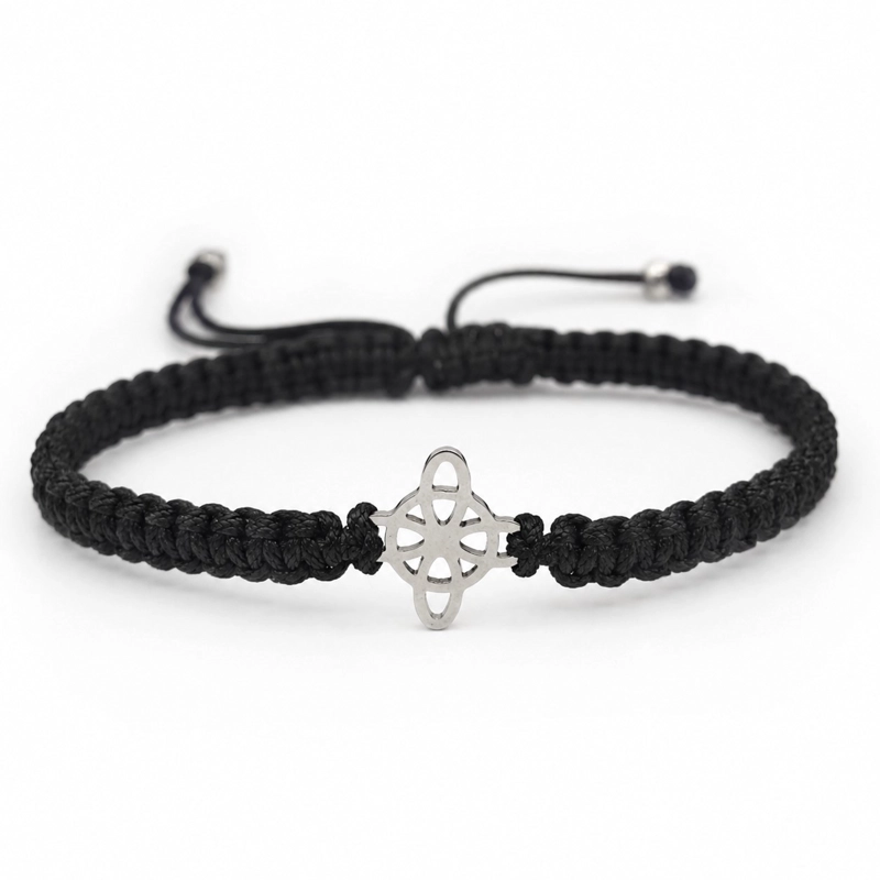 PULSERA HILO NEGRO NUDO DE BRUJA UNISEX