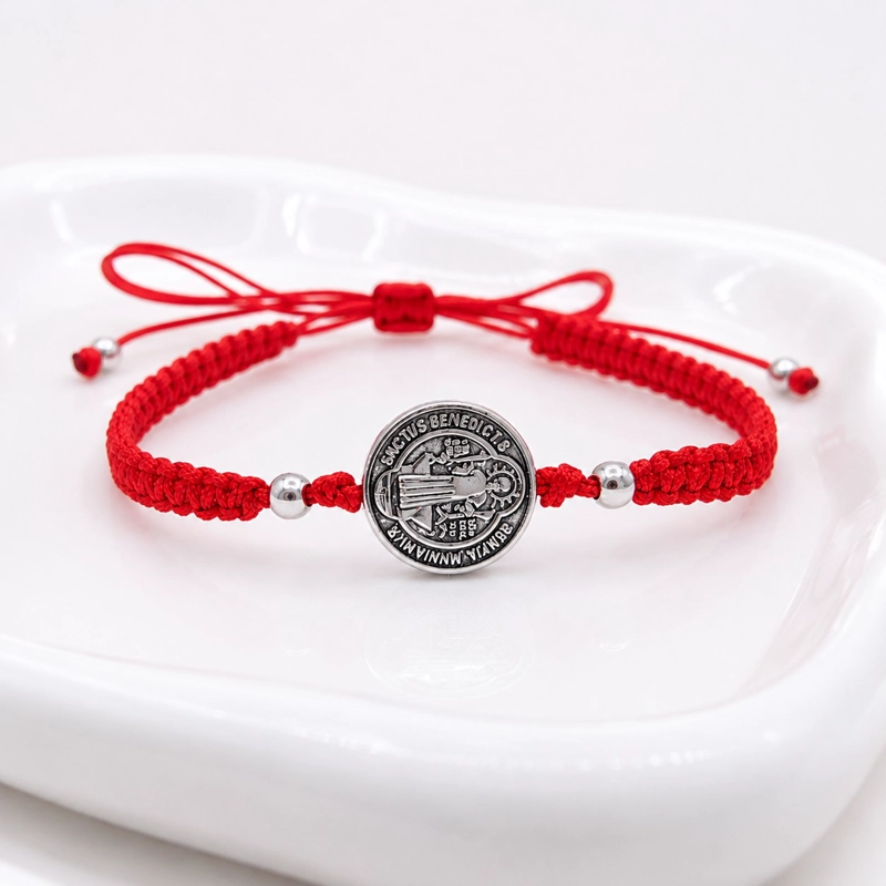 PULSERA HILO ROJO SAN BENITO PROTECCION UNISEX - 4