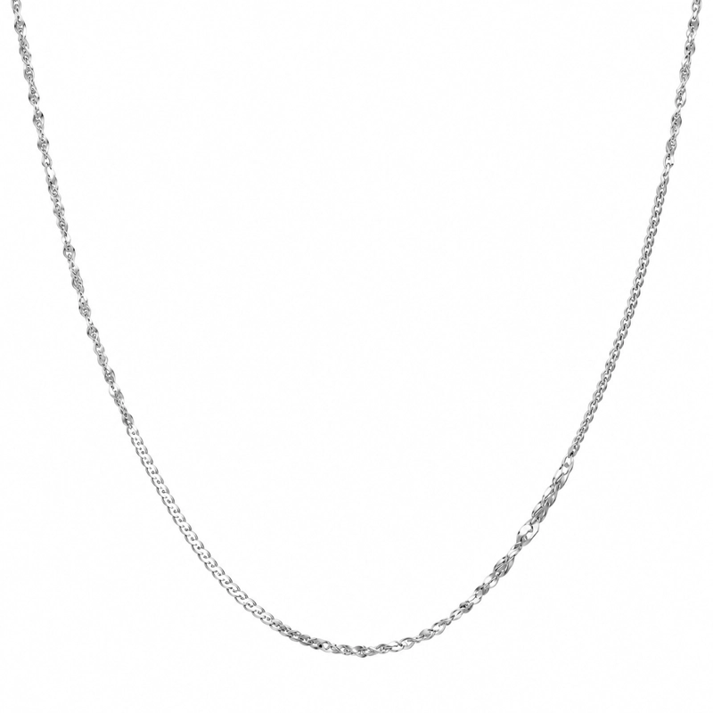 CADENA SINGAPUR 1.5 MM 50CM PLATA 925 UNISEX - 1