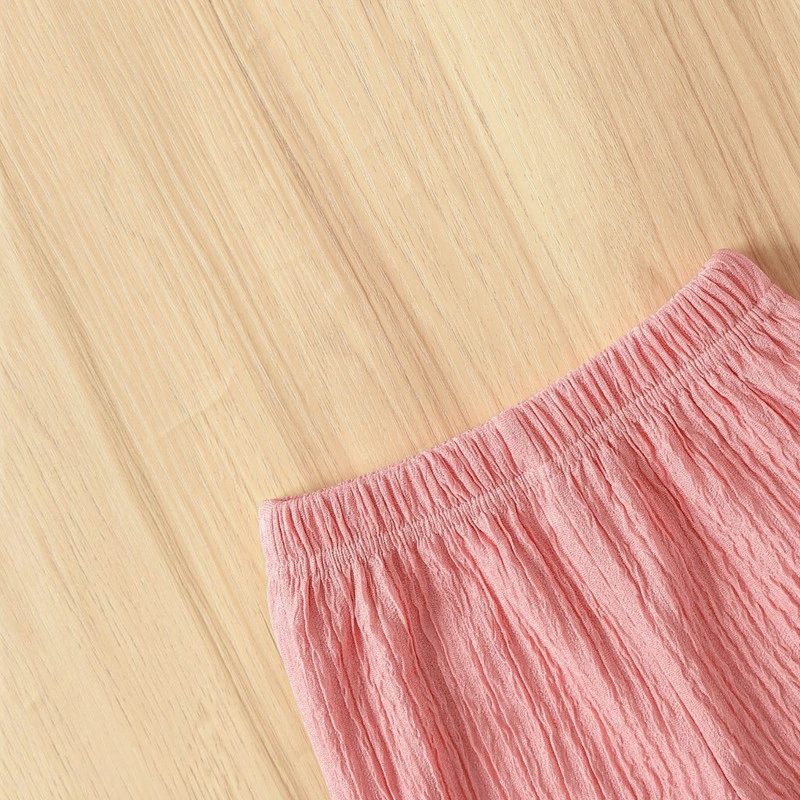 CONJUNTO DE TOP CON TIRANTES + PANTALON PARA NIÑAS PRIMAVERA VERANO - 4