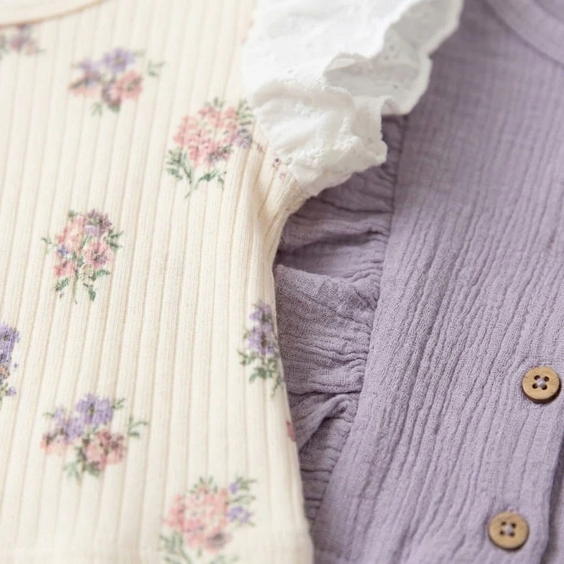 CONJUNTO DE 5 PRENDAS PARA NIÑAS PRIMAVERA VERANO - 4