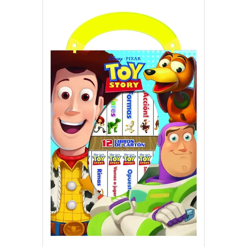 ESTUCHE DISNEY PIXAR TOY STORY - 12 MINI LIBROS DE CARTON COLECCIONABLES - 1
