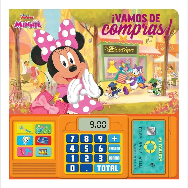 MINNIE MOUSE: VAMOS DE COMPRAS - CAJA REGISTRADORA CON SONIDOS - 1