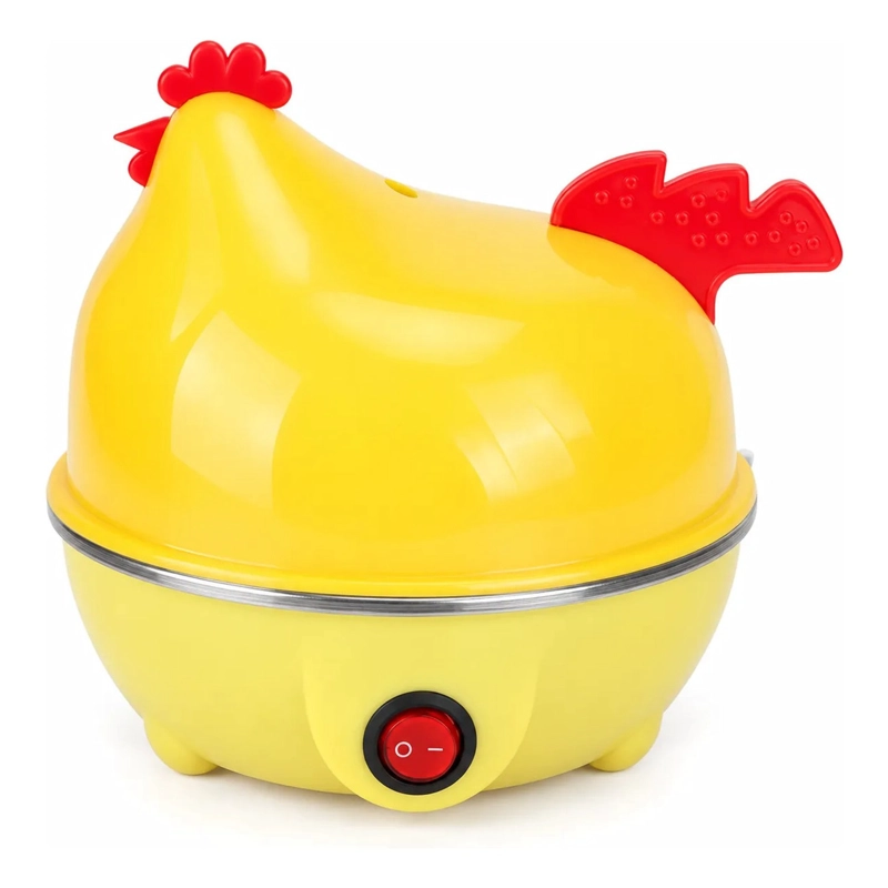 MAQUINA COCEDOR HUEVOS DUROS A VAPOR 7 HUEVOS FORMA GALLINA - 9