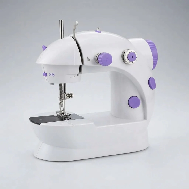 MINI MAQUINA DE COSER PORTATIL ELECTRICA CON PEDAL USO HOGAR - 8