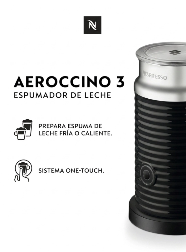 ESPUMADOR DE LECHE NESPRESSO AEROCCINO 3 - 4