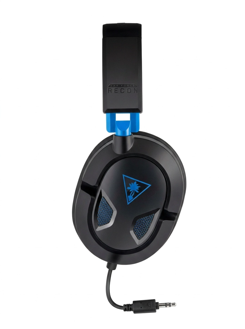 AUDIFONOS GAMER TURTLE BEACH RECON 50P NEGRO AZUL MULTIPLATAFORMA - 2